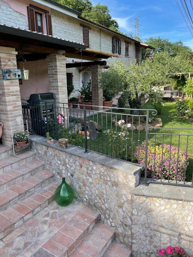 B&B Il Poggetto Serra SantʼAbbondio Kültér fotó