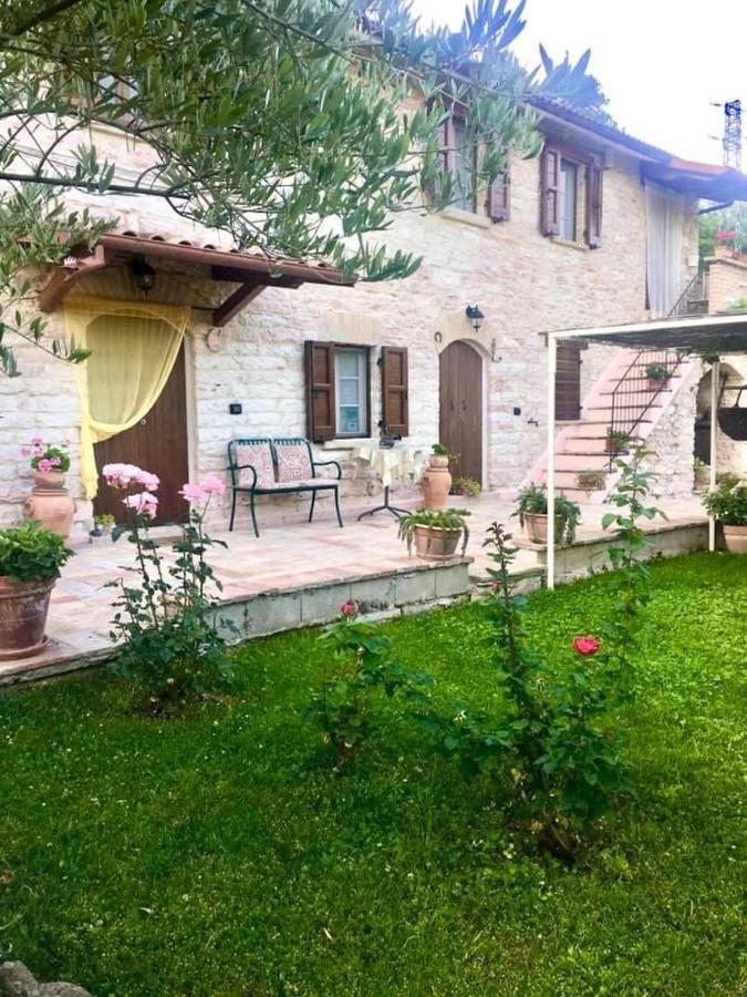 B&B Il Poggetto Serra SantʼAbbondio Kültér fotó